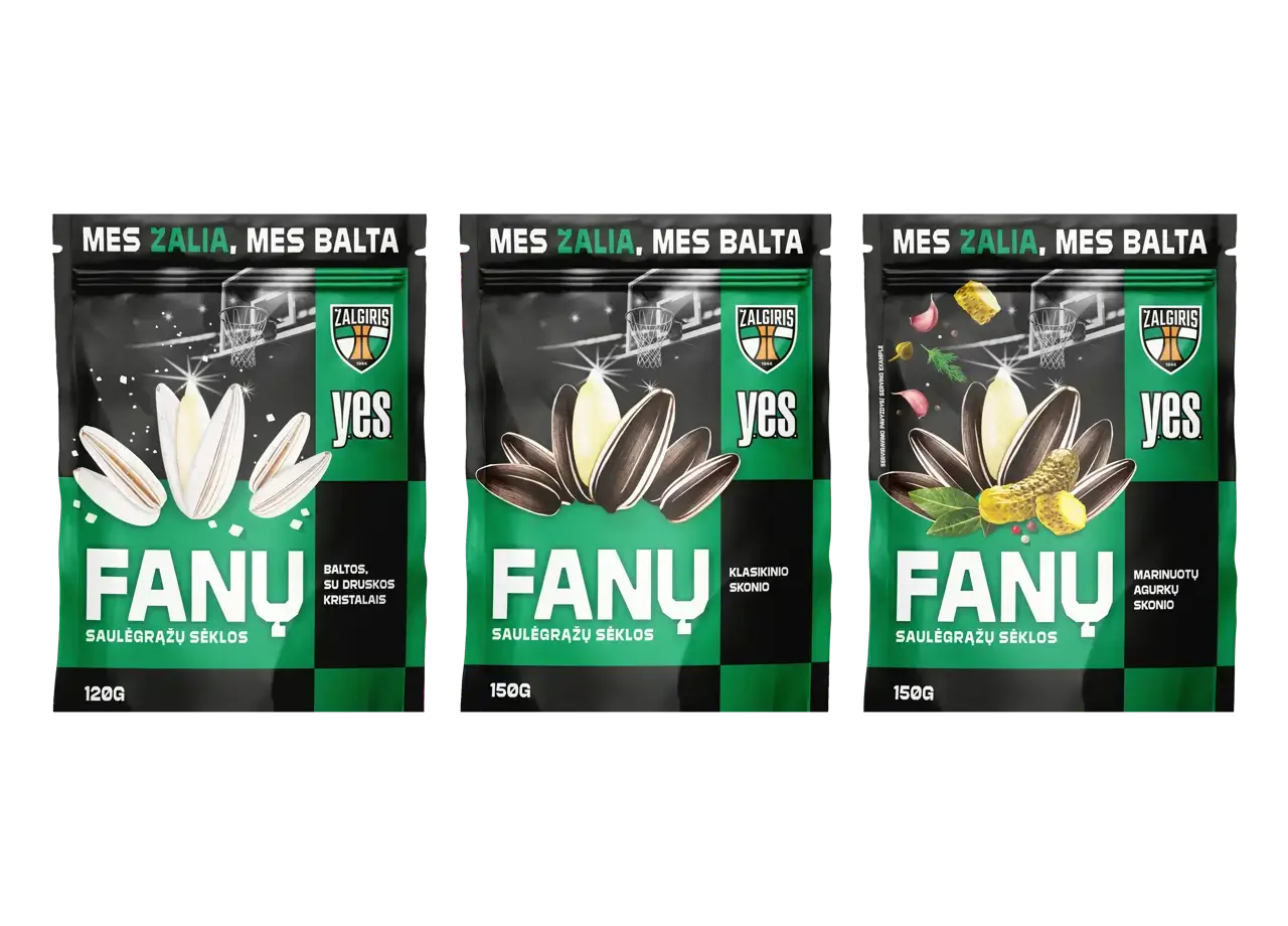 YES ir Zalgiris products