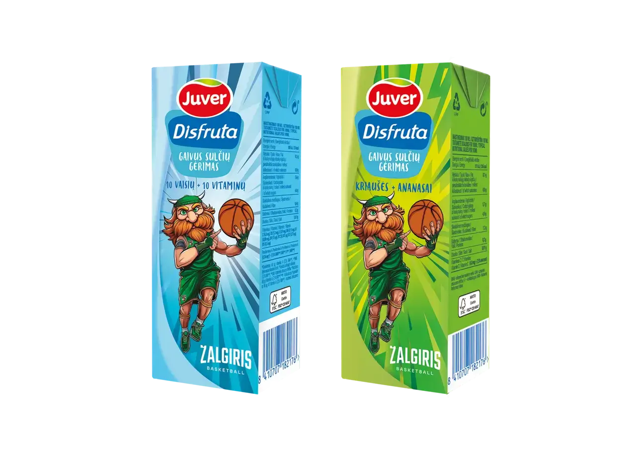 Juver and Zalgirinis juices