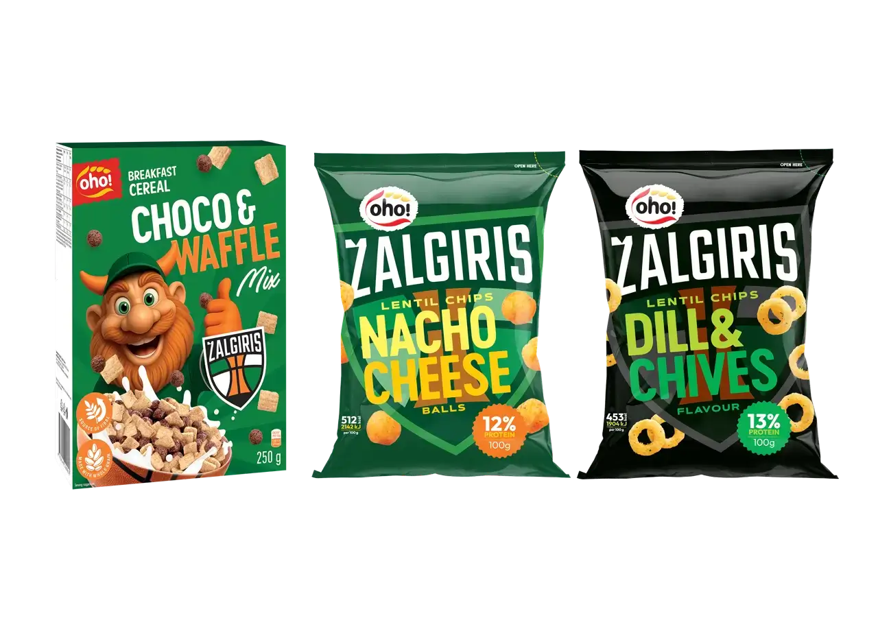 OHO! and Zalgiris products