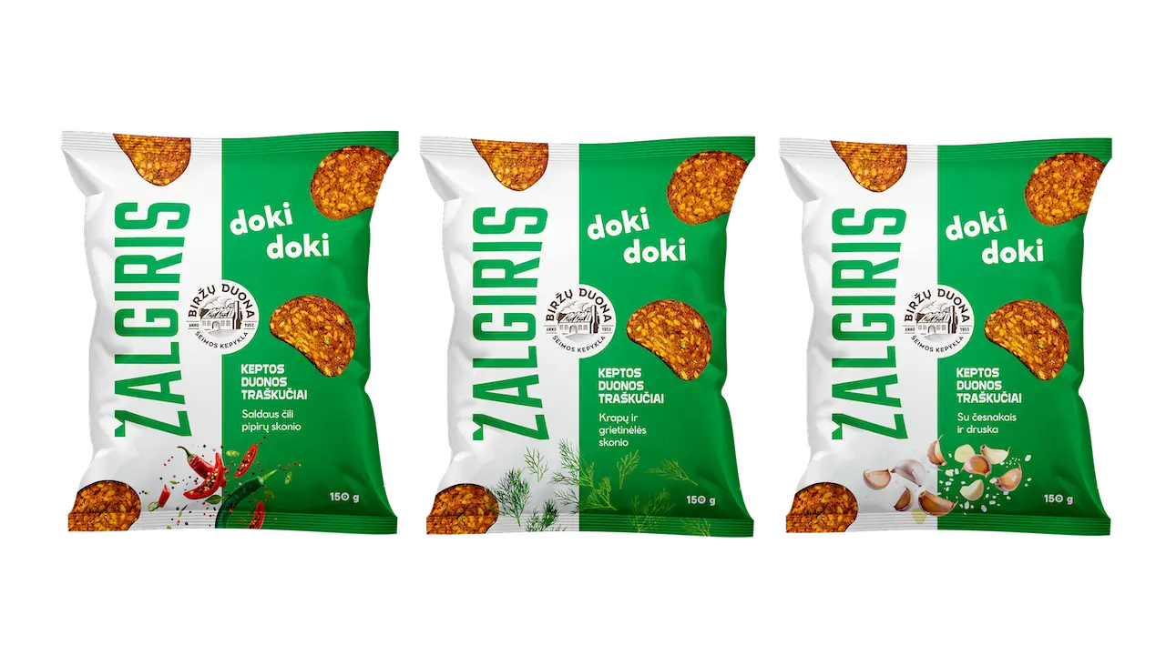 Zalgiris and Biržų duona products